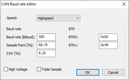 Baudrate-Editor